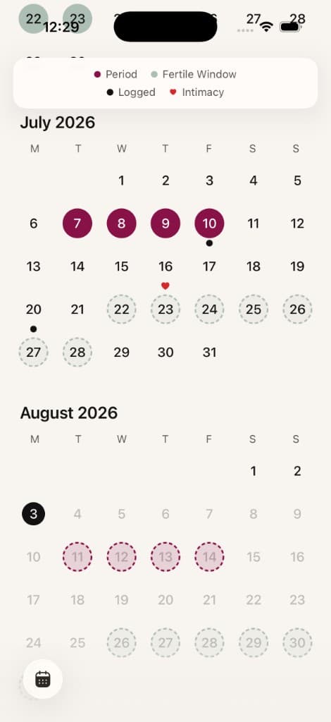 Bleed app — See screen
